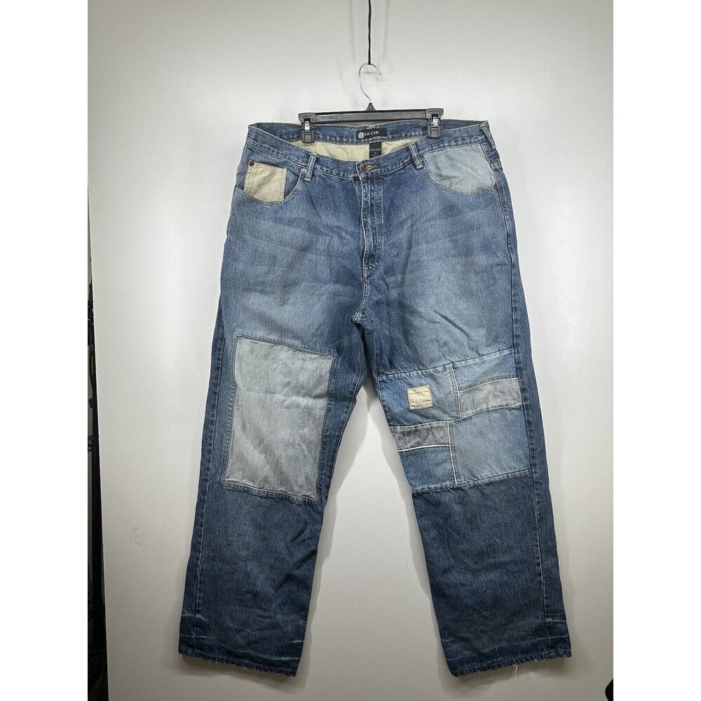 Sean John Jeans Men's Sz 40 Blue White Patch Baggy Street Y2K Denim Vintage 90s